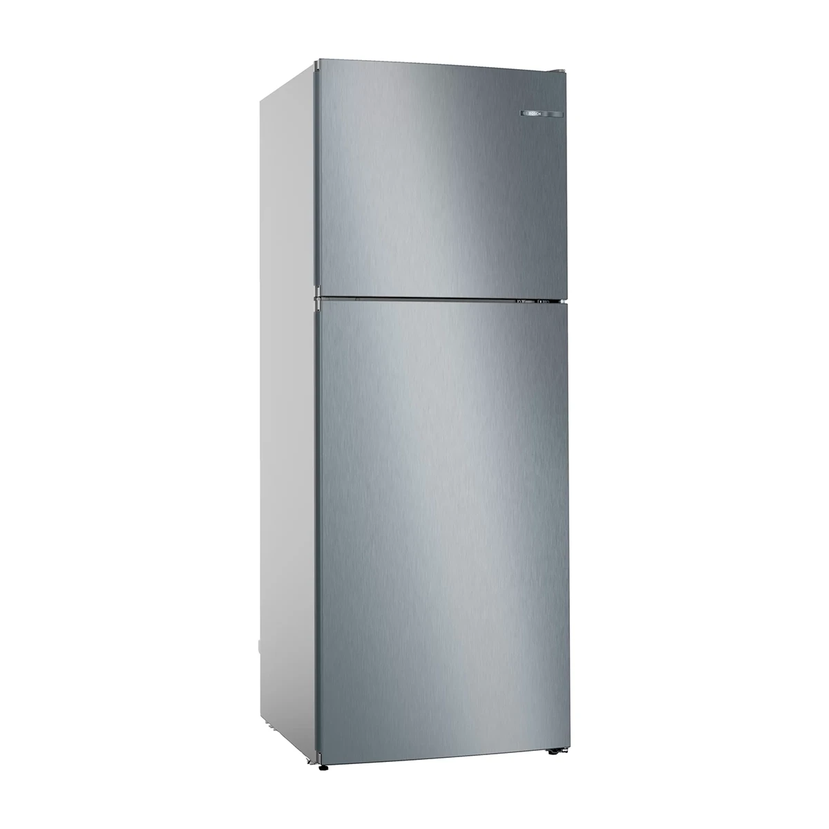 BOSCH Series 4 standing fridge-freezer with freezer at top 186 x 70 cm Stainless steel look