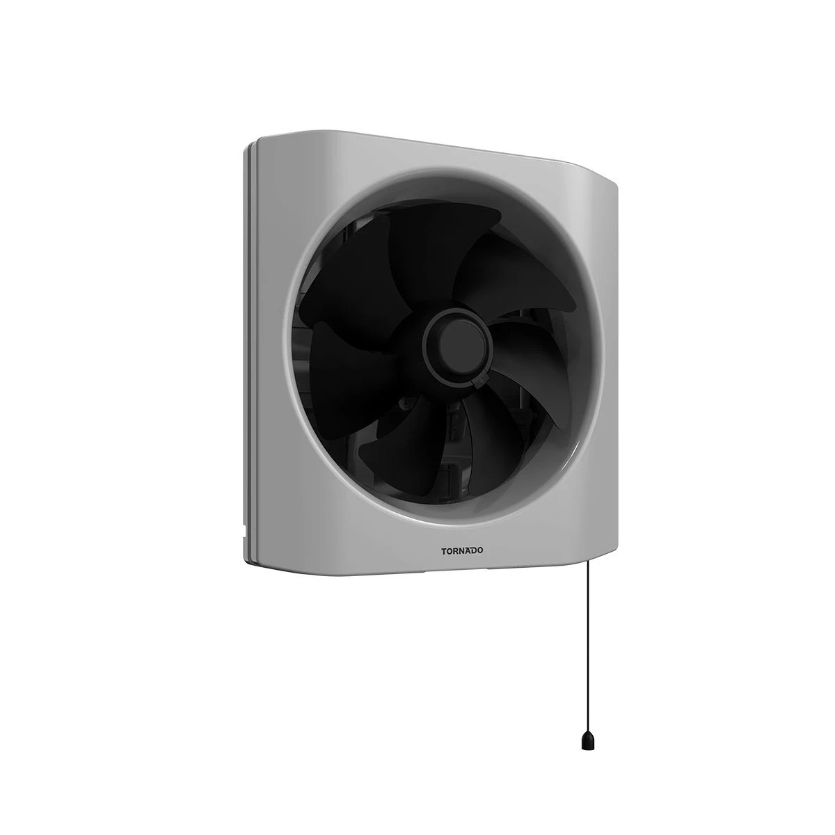 TORNADO Kitchen Ventilating Fan 25 cm, Black x Grey TVH-25BG