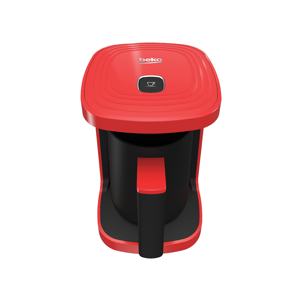 Beko-Coffee Maker - Single- red - AntiSpill - Single Button Control - Warning Light