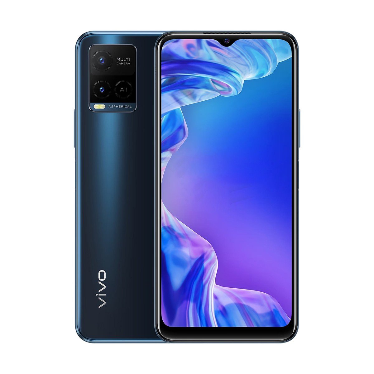 Vivo -Y21A 4GB + 64GB Midnight Blue