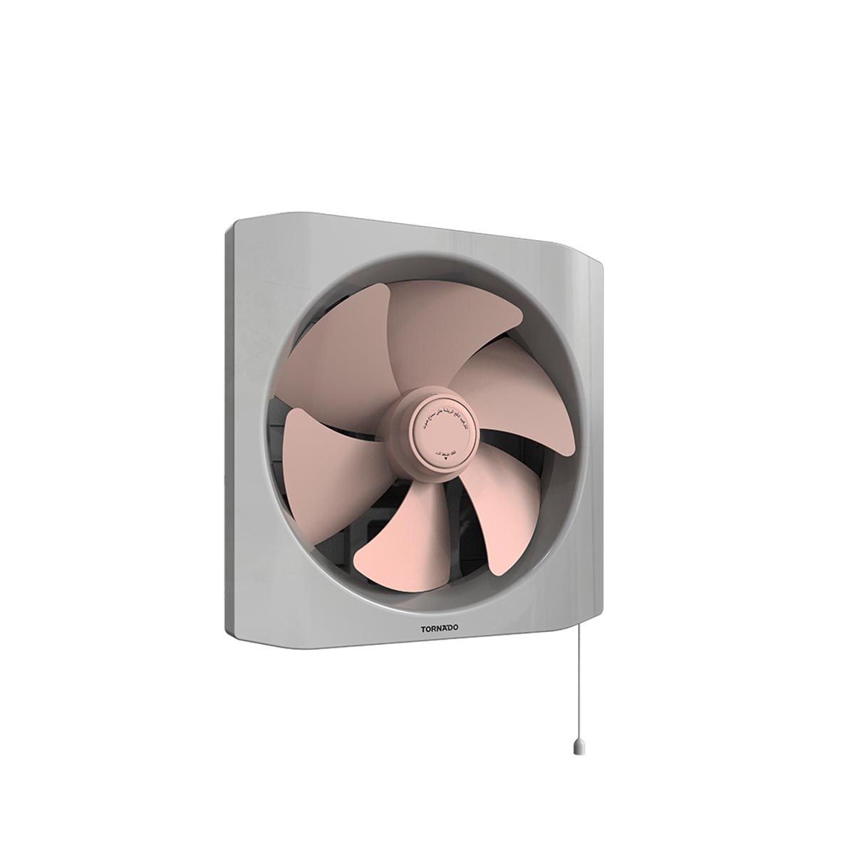 TORNADO Kitchen Ventilating Fan 25 cm, Rose x Grey TVH-25RG