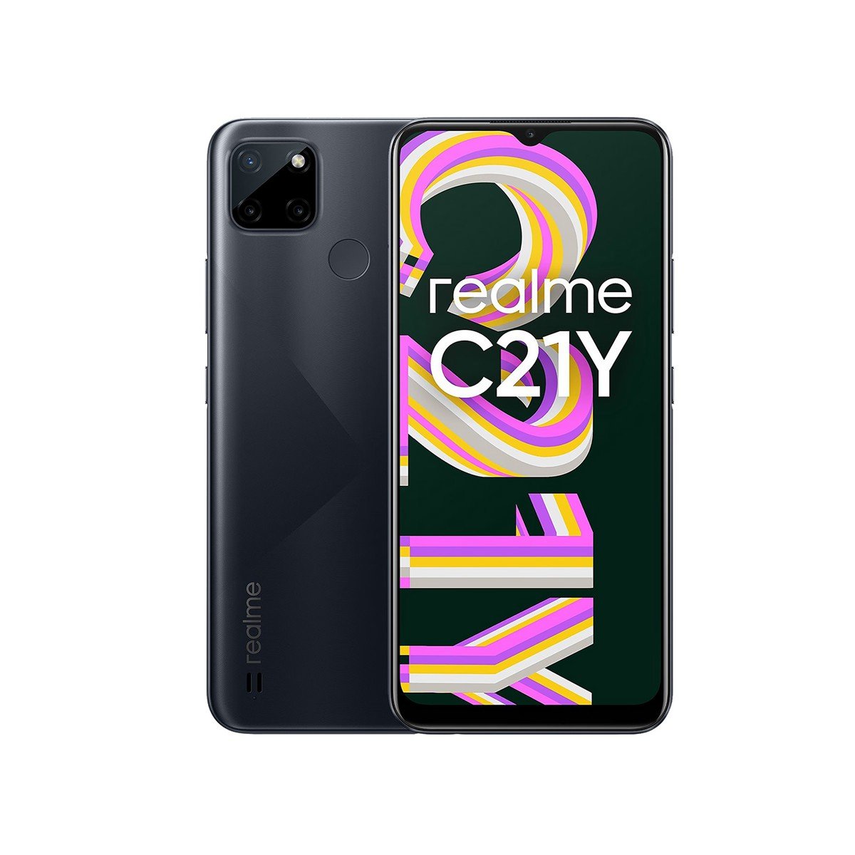 Realme C21Y - 64+4GB Cross Black