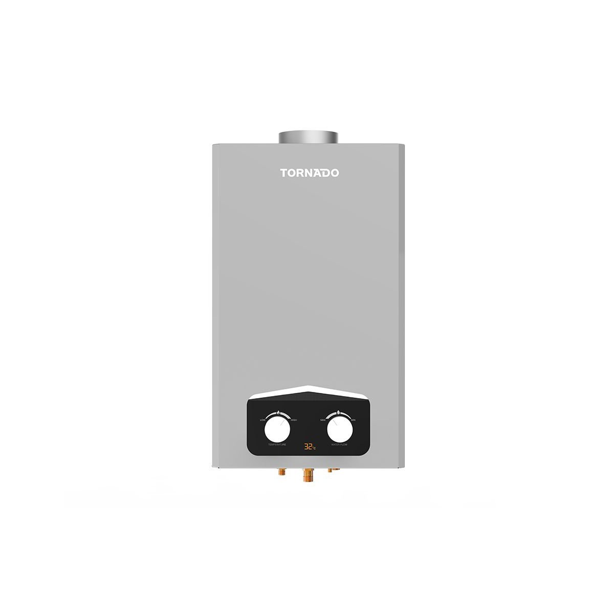 TORNADO Gas Water Heater 10 L , Natural Gas, Silver GHM-C10BNE-S