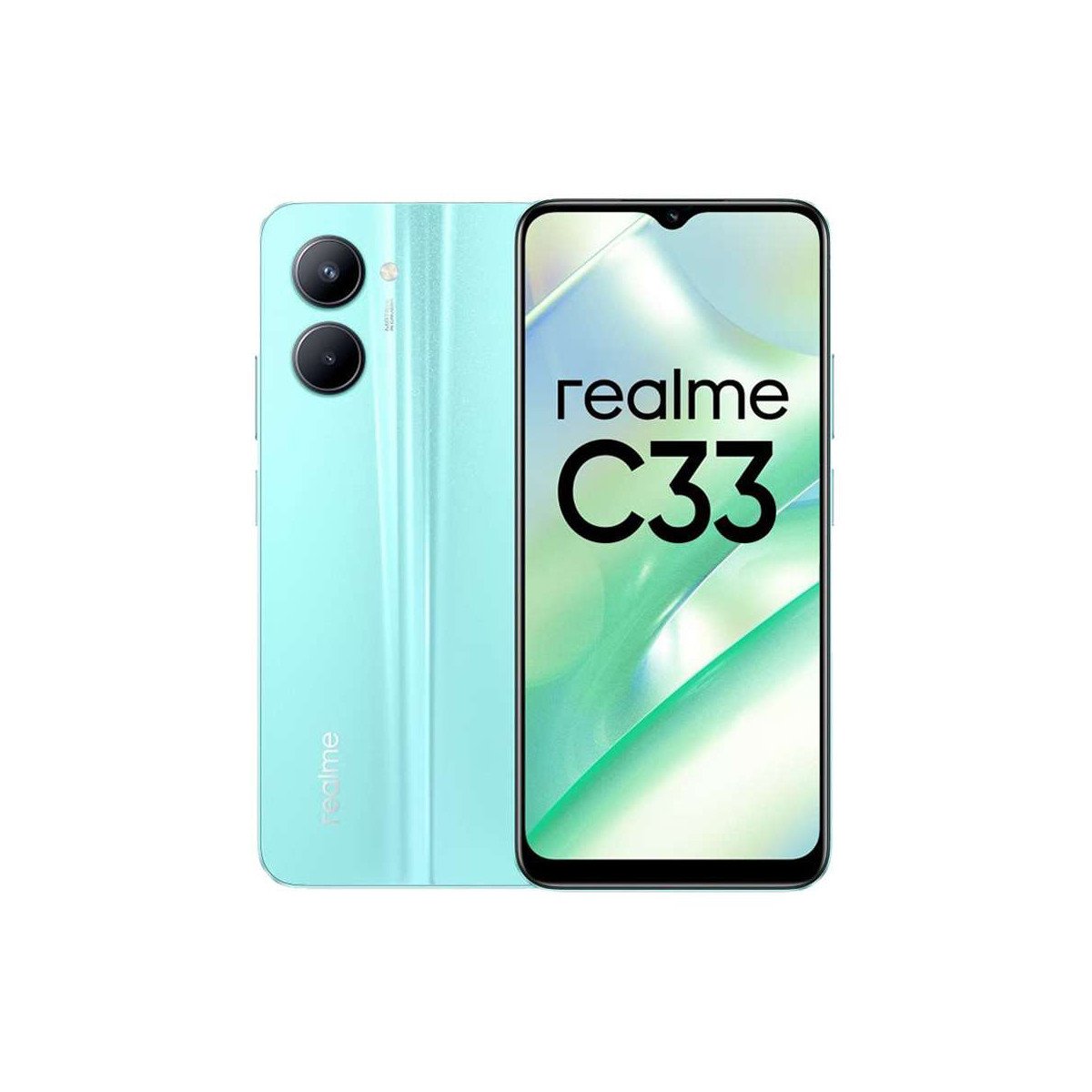 Realme C33- 64+4GB Aqua Blue