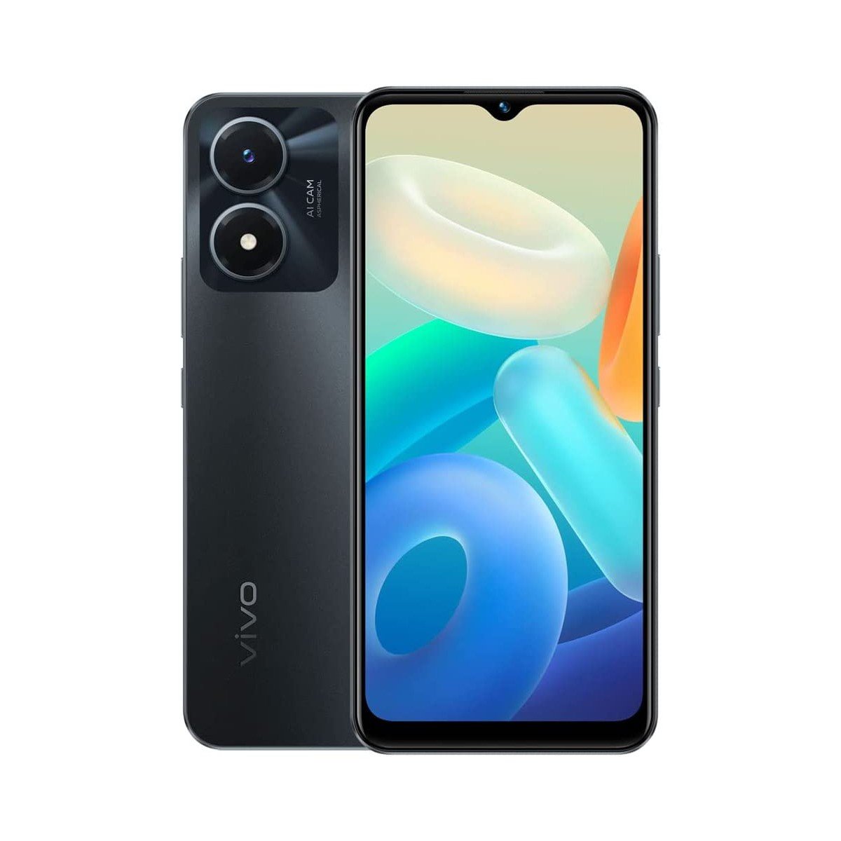 Vivo -Y02S 3GB + 32GB Flourite Black