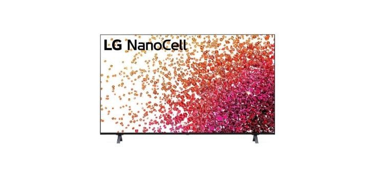 LG NanoCell TV 50 inch NANO75 Series, 4K Active HDR, WebOS Smart ThinQ AI